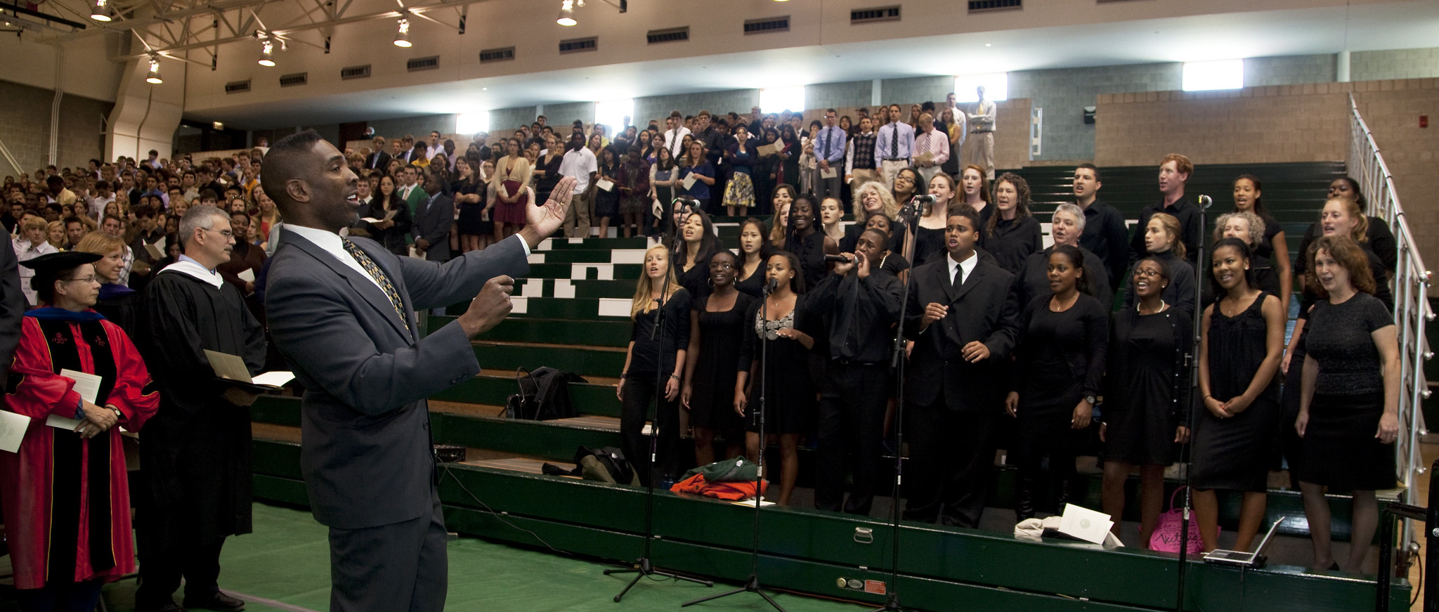 The Dartmouth Gospel Choir, under the direction of Walt Cunningham